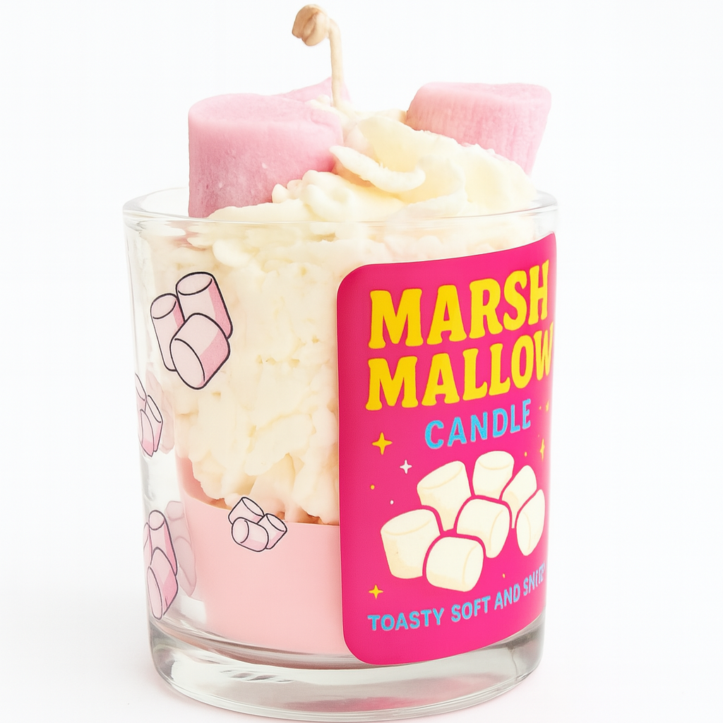 Marshmallow Candle
