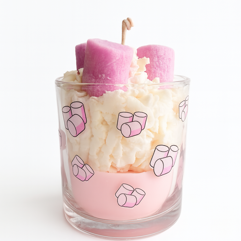 Marshmallow Candle