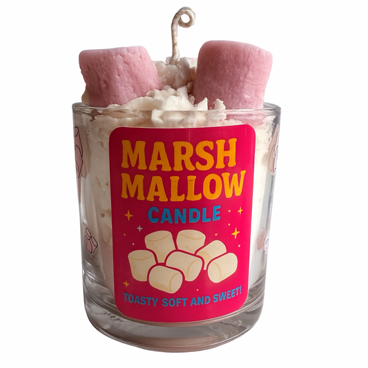 Marshmallow Candle