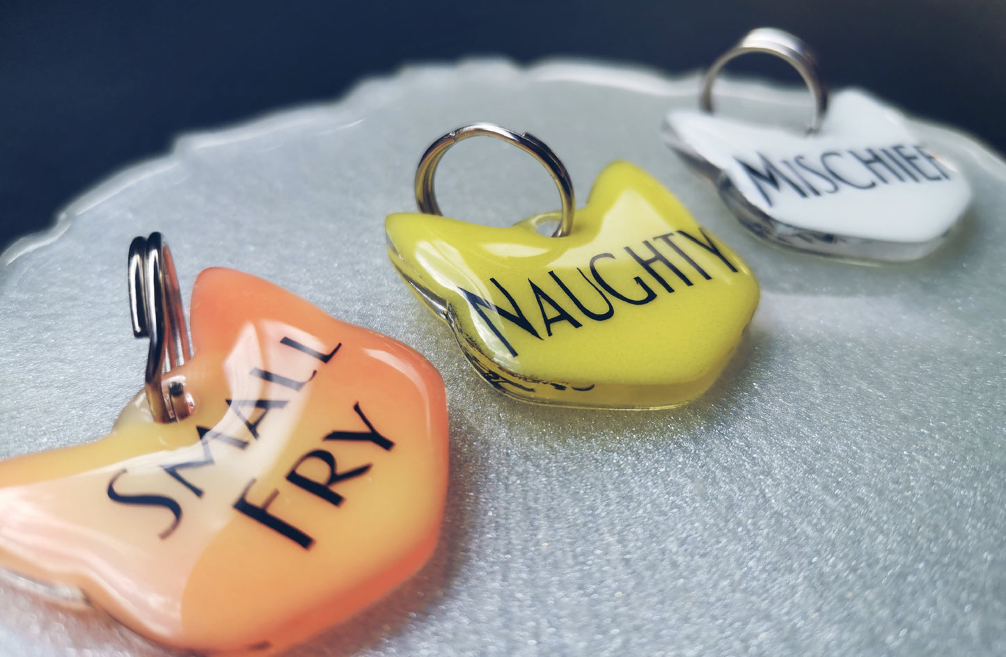 Epoxy Resin Cat Tags