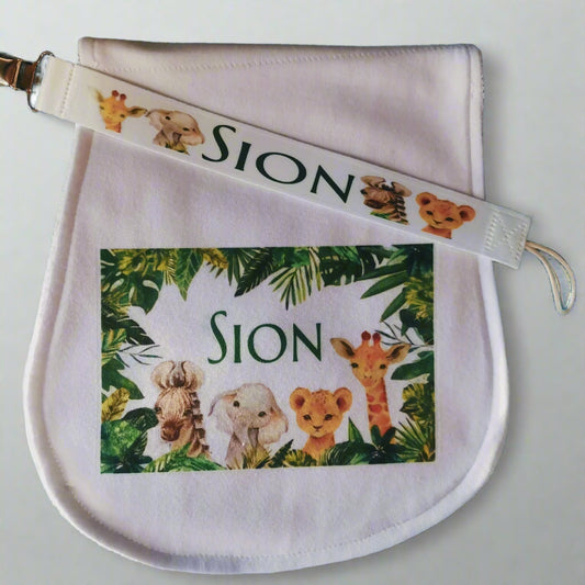 Custom Printed Baby Burp Cloths