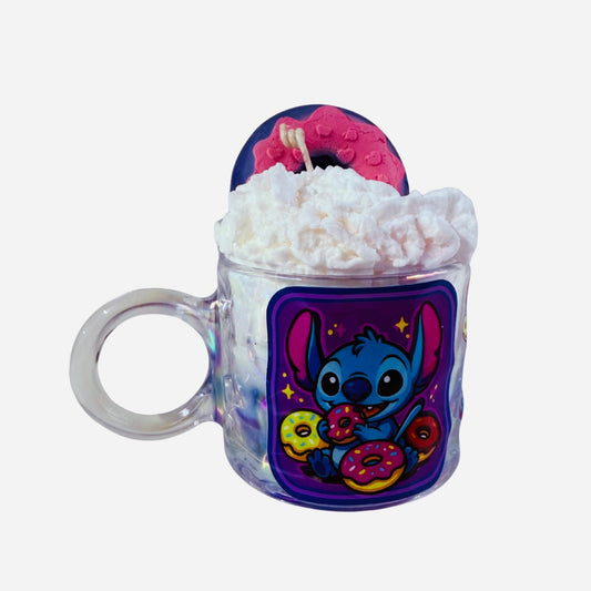 Stitch Donut Candle