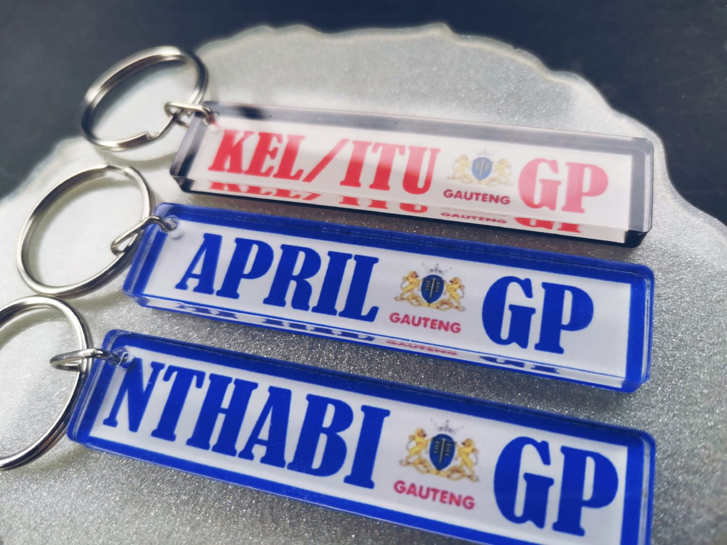 Numberplate Keyrings