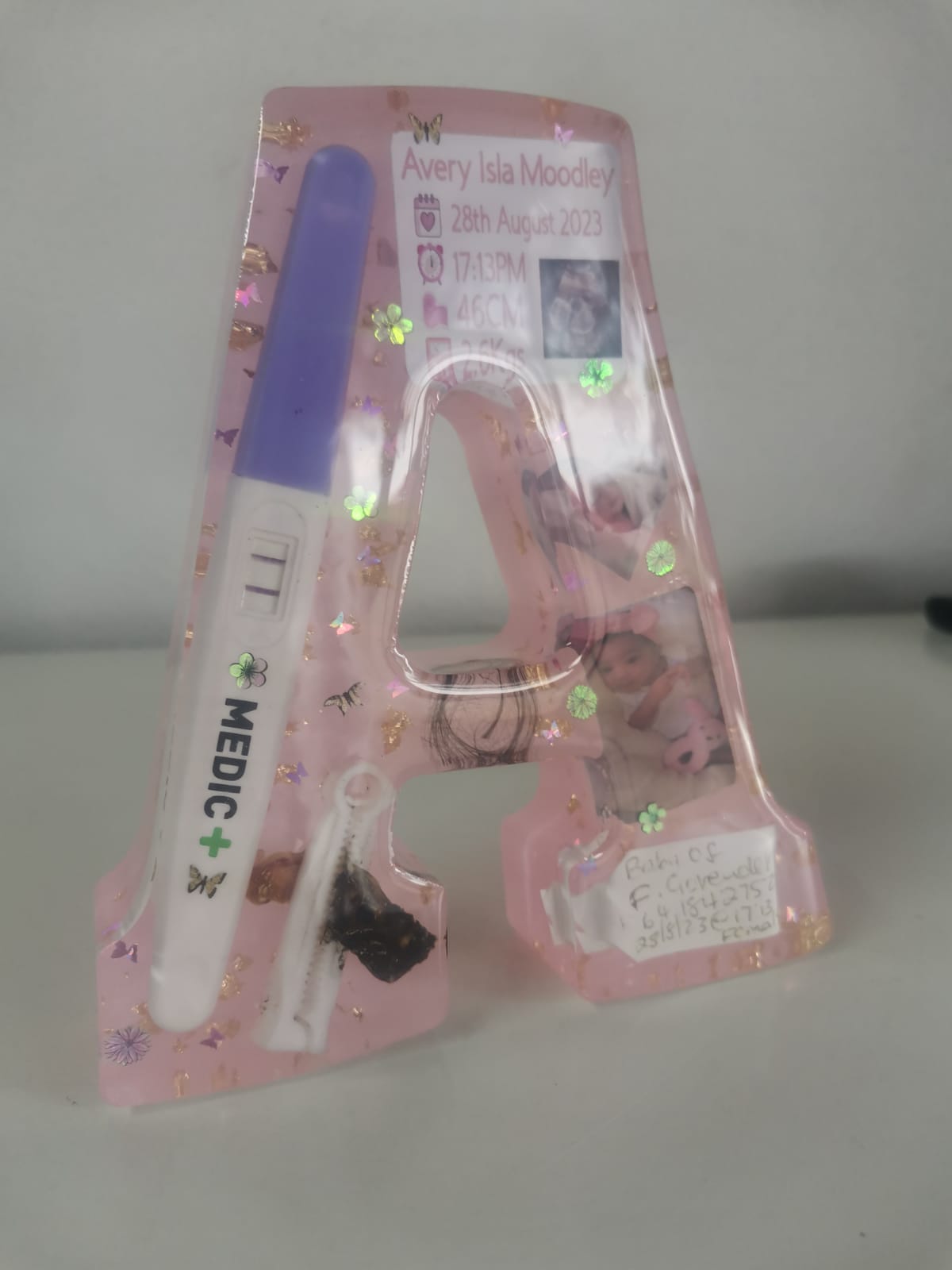 Alphabet Pregnancy Keepsake