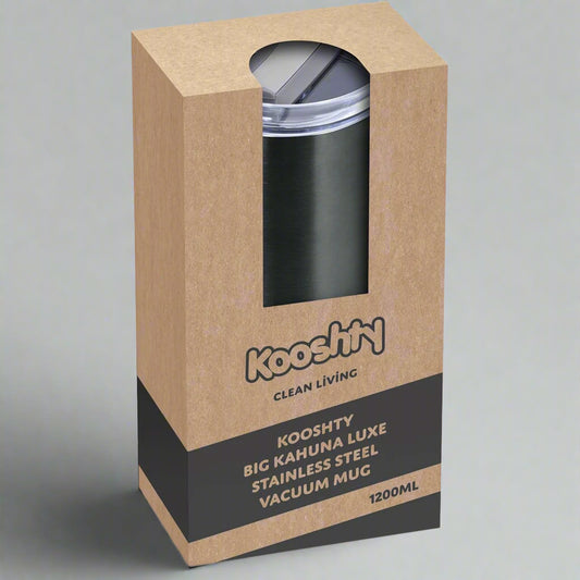 Kooshty Big Kahuna Luxe/Metallic Stainless Steel Vacuum Mug - 1.2 Litre