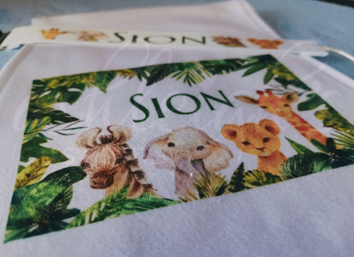 Custom Printed Baby Burp Cloths