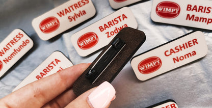Pin Name Badge